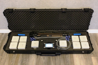 8-channel 3-component magnetic field scanner with RTK precision system